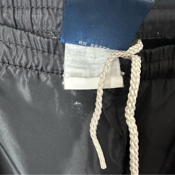 NIKE x VINTAGE made in Taiwan warmup pants XL black drawstring ankle zipper - Picture 8 of 10